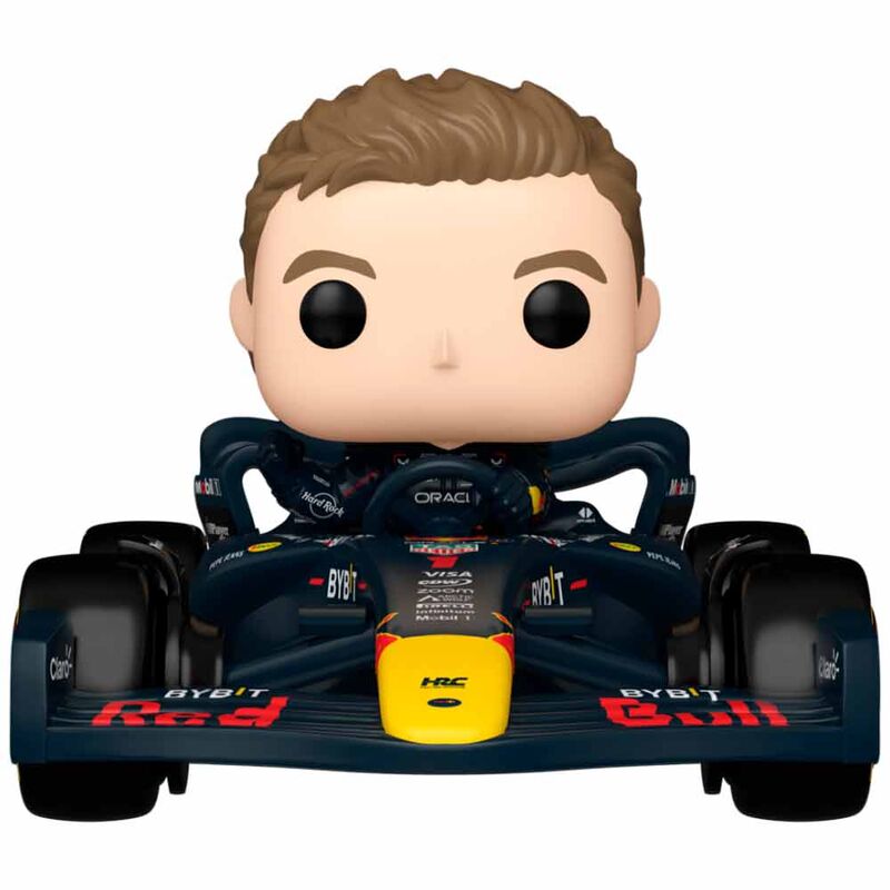 Figura POP Rides Super Deluxe Racing Oracle Red Bull Max Verstappen con RB20