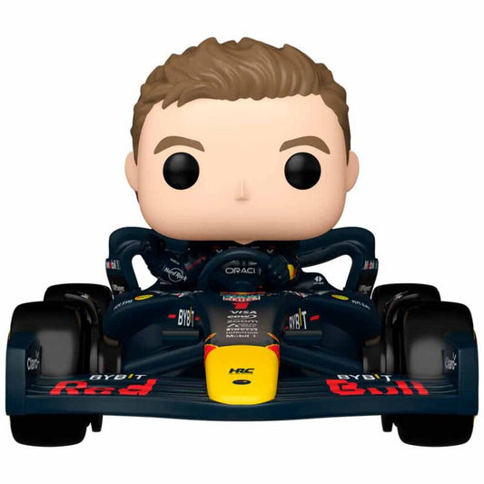 Figura POP Rides Super Deluxe Racing Oracle Red Bull Max Verstappen con RB20