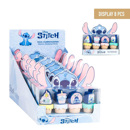 Zestaw 4 markerów Stitch Disney