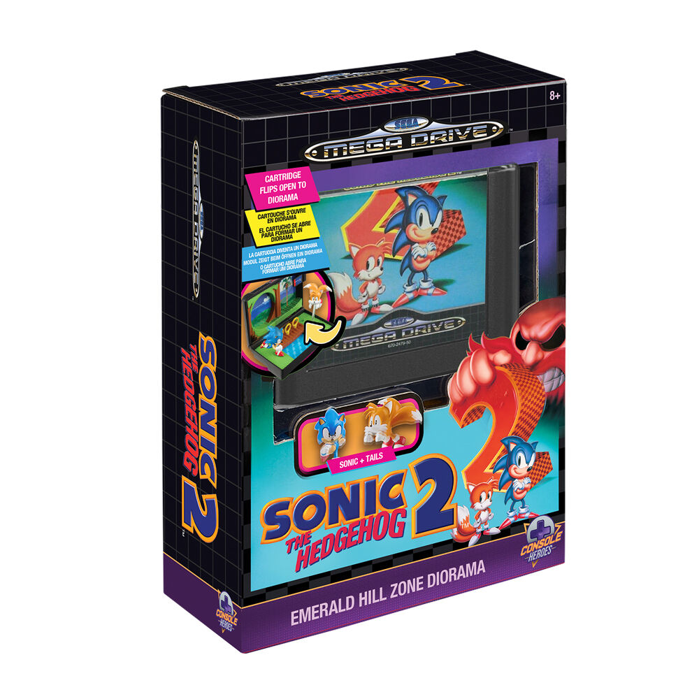 diorama mega drive sonic the hedgehog 2 console heroes