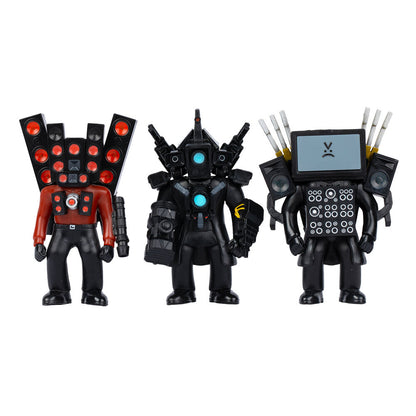 Blister 3 figures Titan Collection Skibidi Toilet