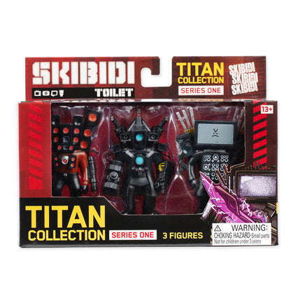 blister 3 figures titan collection skibidi toilet