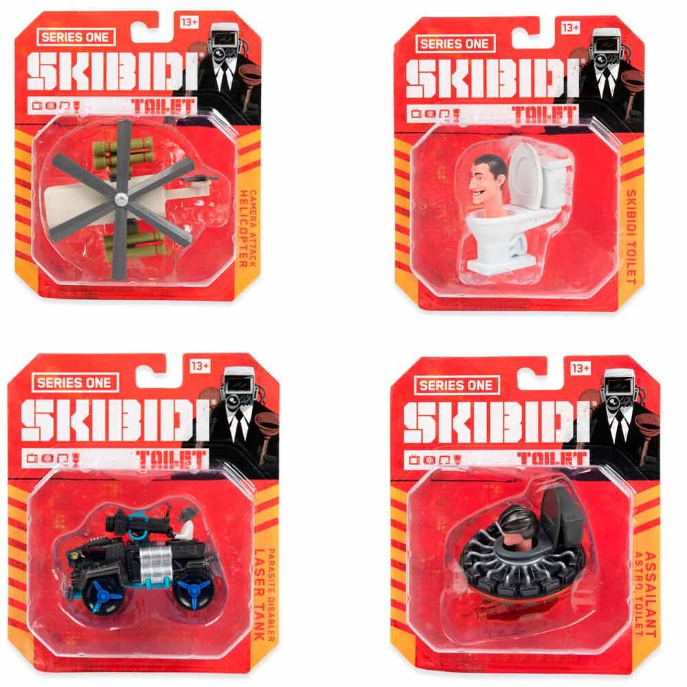 diecast skibidi toilet figure assorted