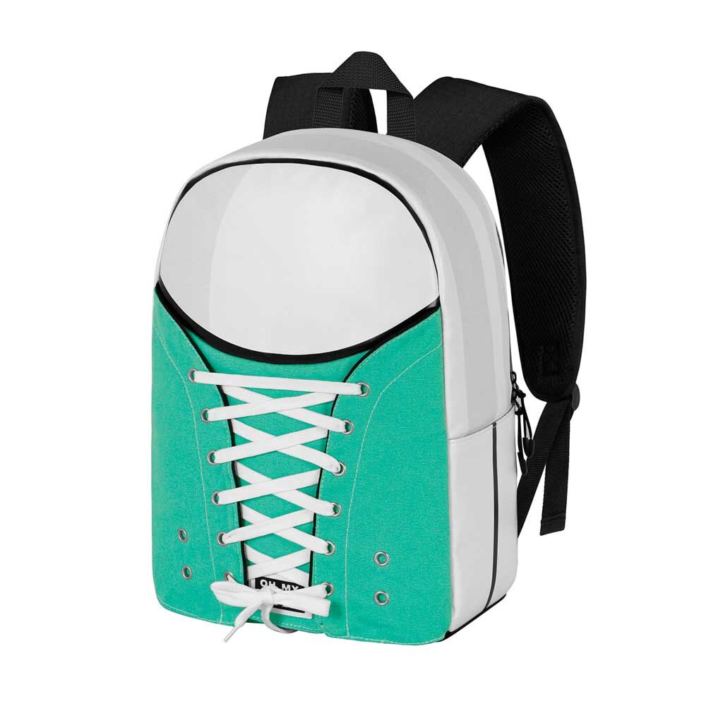 backpack sneakers mint oh my pop  43cm