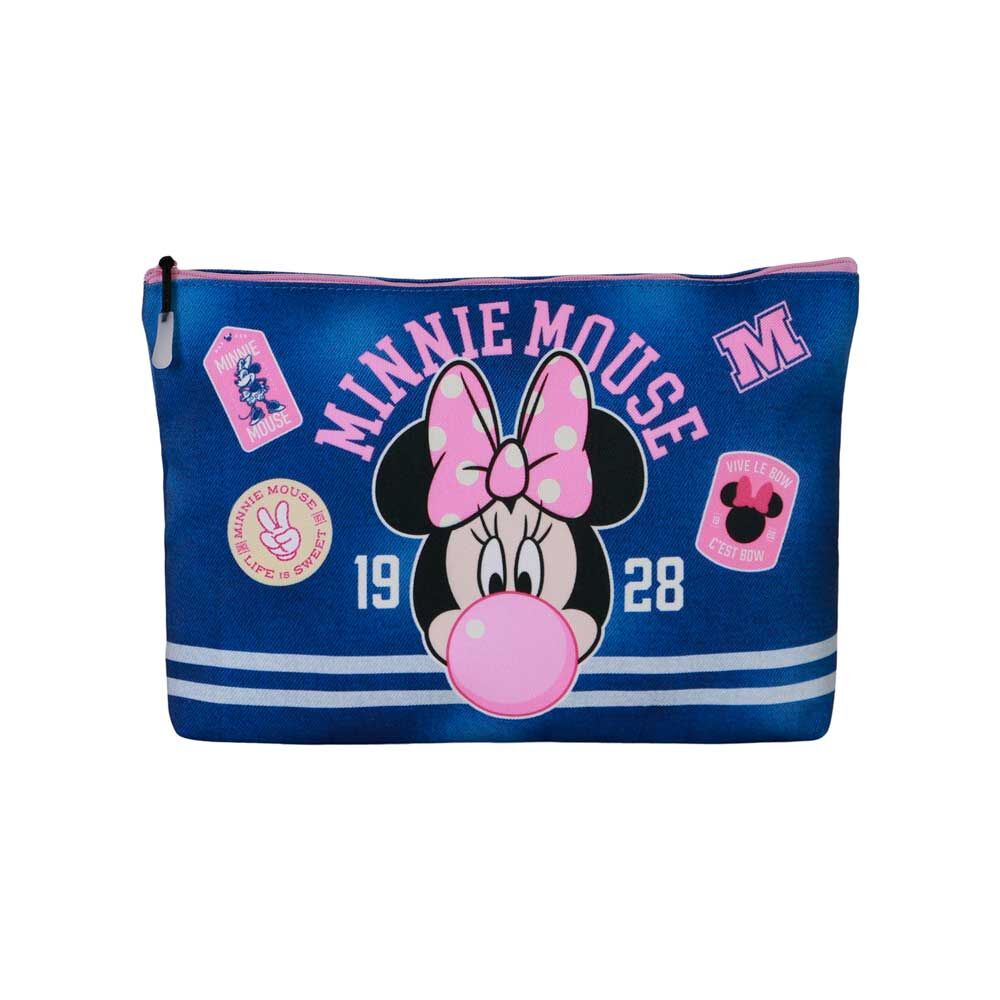 disney minnie mouse varsity toiletry bag