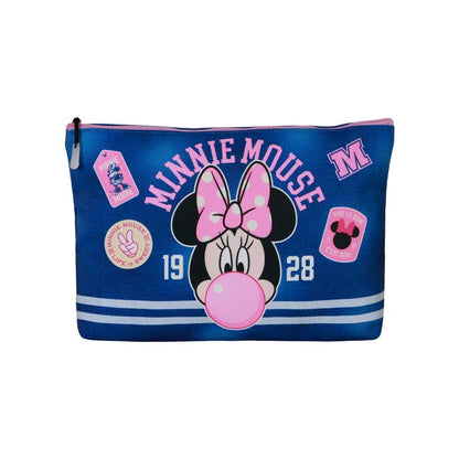 disney minnie mouse varsity toiletry bag