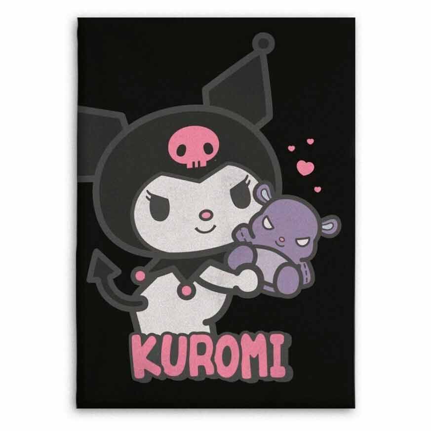 kuromi hello kitty flannel blanket 110x150cm