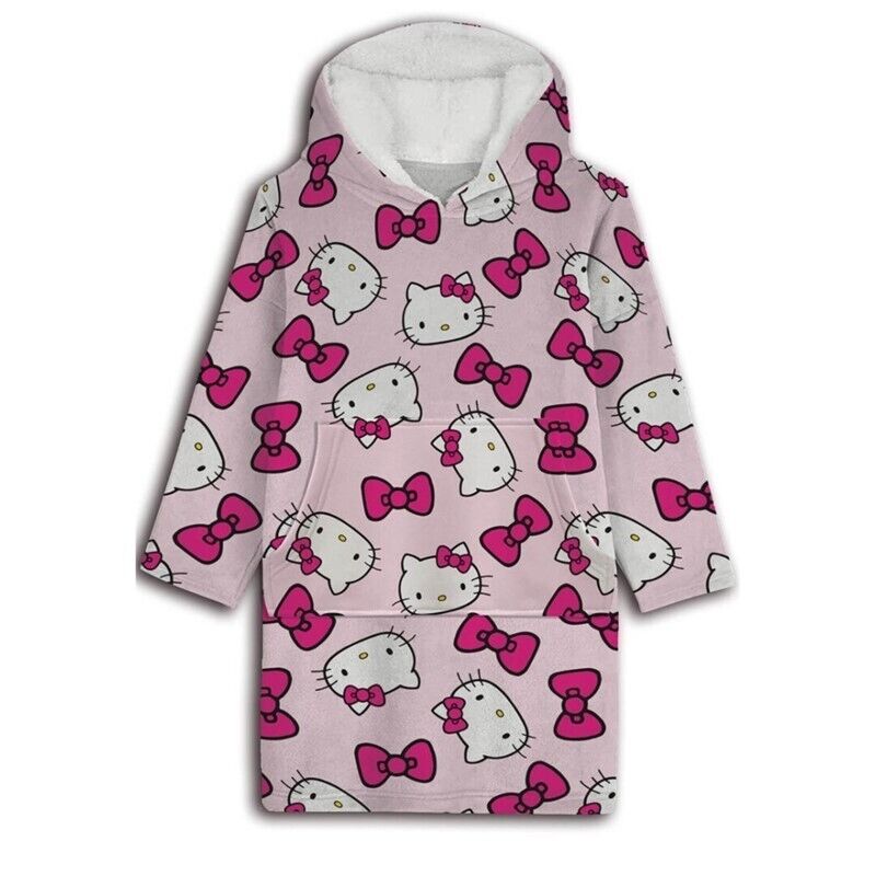 hello kitty children's oversized sweatshirt robe