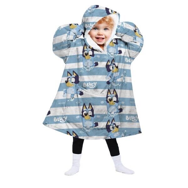 Bluey children's oversized sweatshirt robe