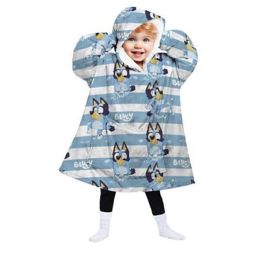 Felpa accappatoio oversize per bambini Bluey