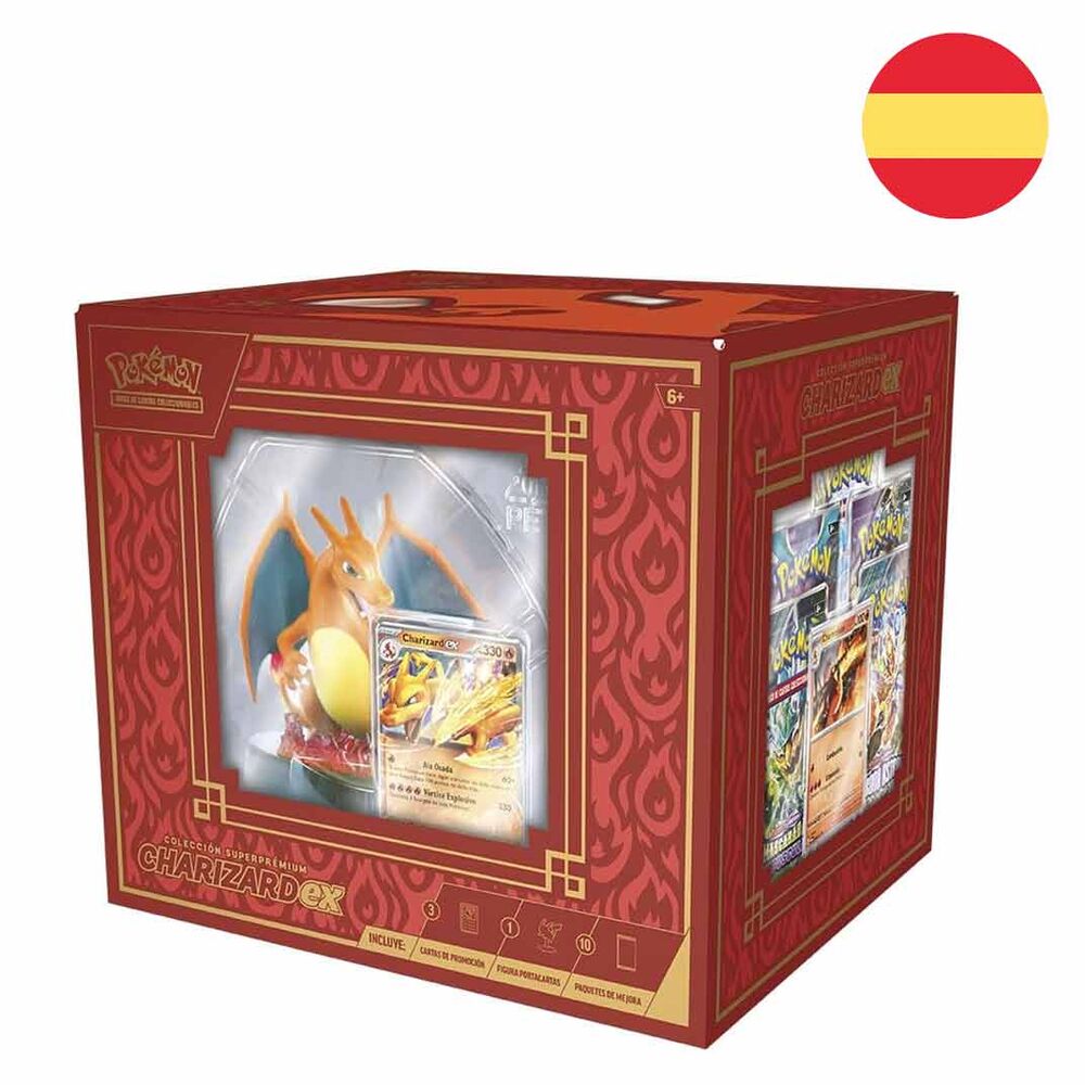 charizard pokemon card case (spanish)
