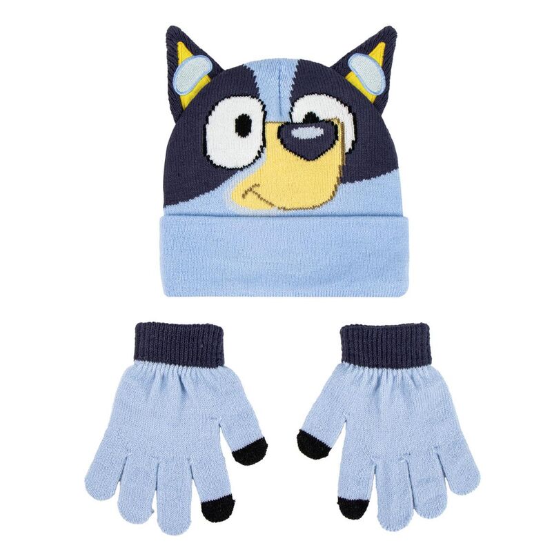 Ensemble chapeau et gants Bluey
