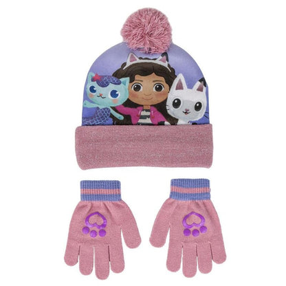 Gabby's Dollhouse hat and gloves set