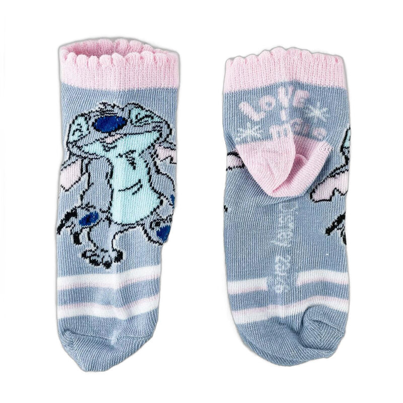 Zestaw 3 par skarpetek Stitch Disney w różnych kolorach