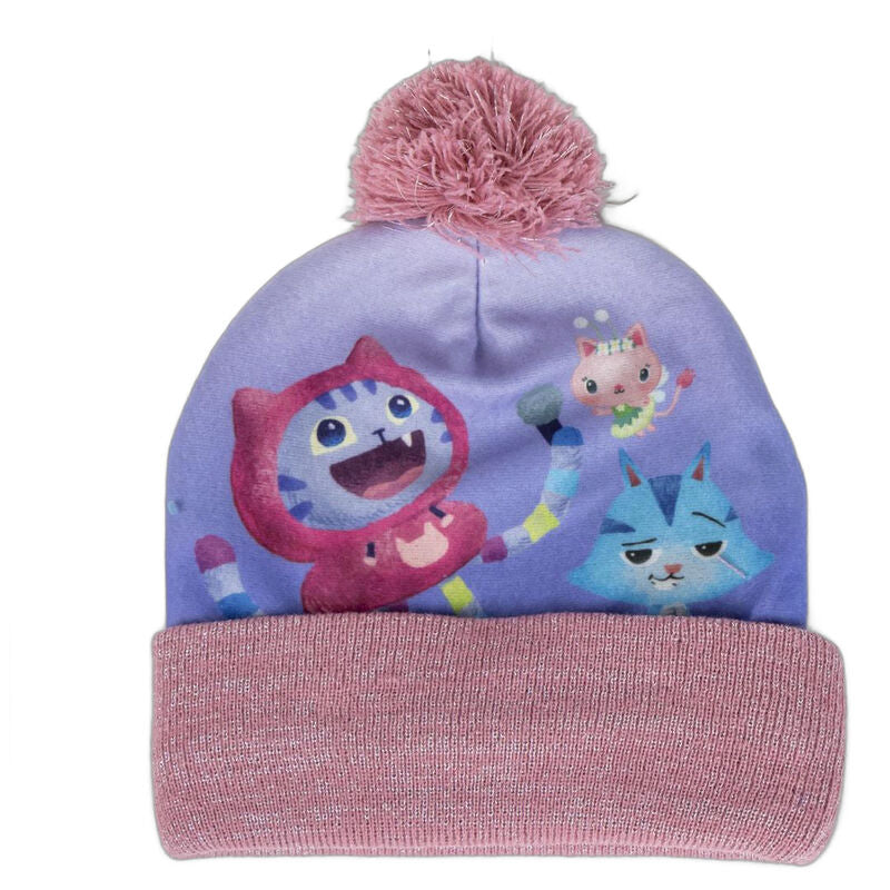 Gabby's Dollhouse hat and gloves set