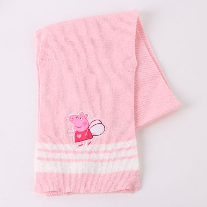 Zestaw czapka rękawiczki i szalik Peppy Pig