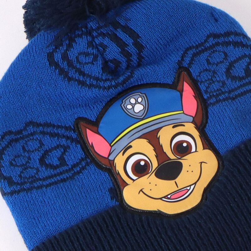 Conjunto de gorro guantes y bufanda de Paw Patrol