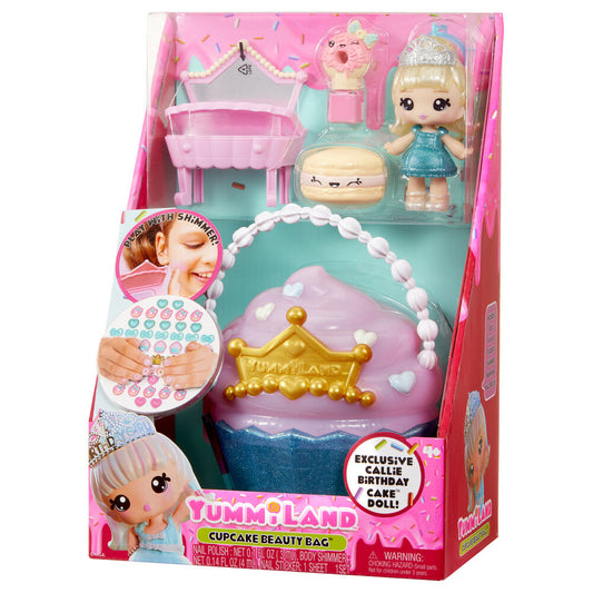 yummiland cupcake beauty toiletry bag playset