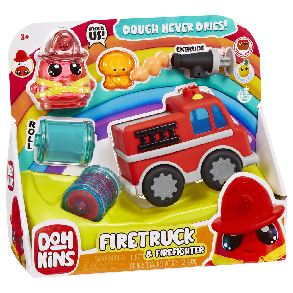 fire truck set  firefighter dohkins