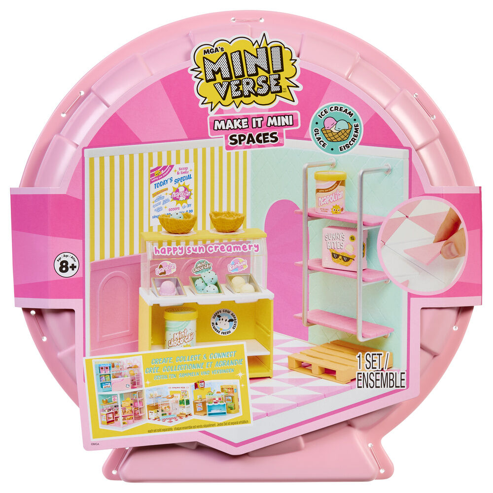 playset miniverse make it mini spaces ice cream shop