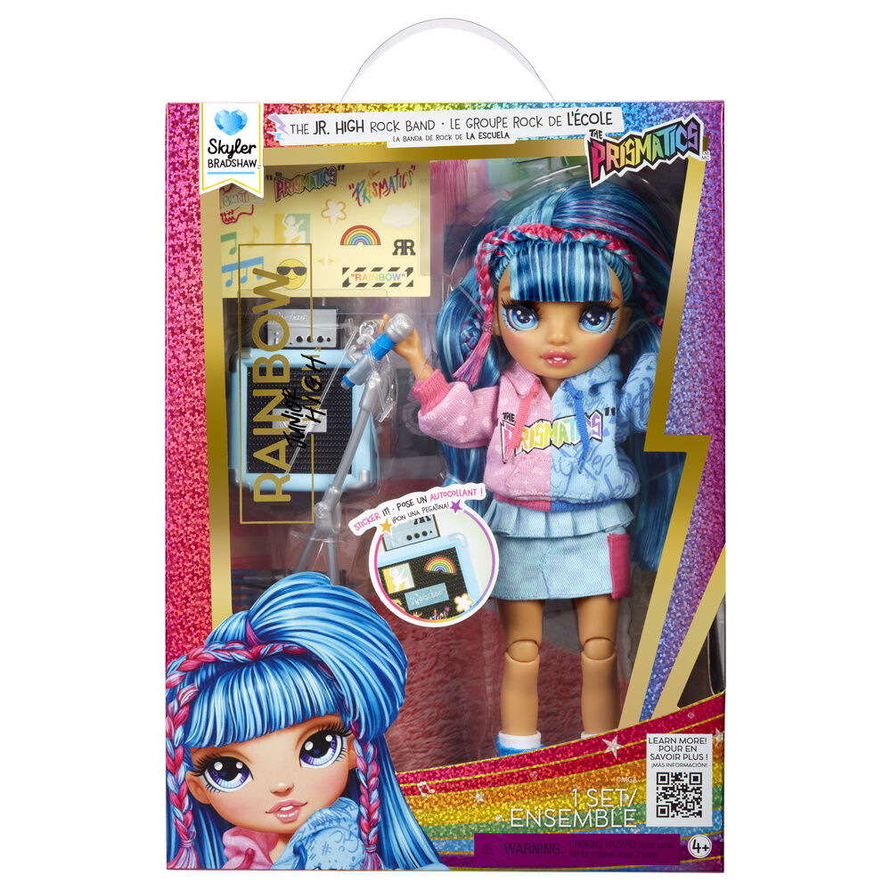 skyler jr high rainbow high doll