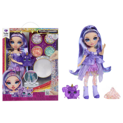 violet feature fantasy rainbow shimmers rainbow high doll