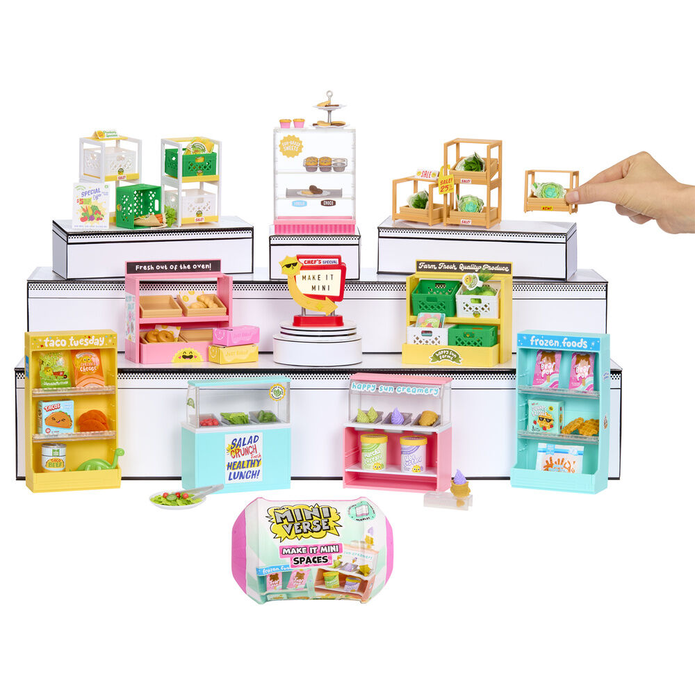 Miniverse Make It Mini Spaces Assortiment de meubles en capsule surprise