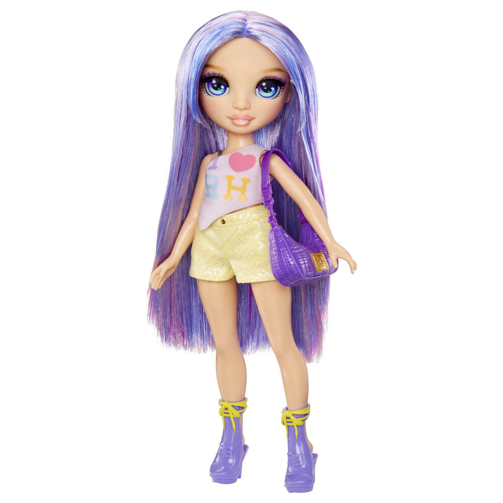 Violeta minha boneca Rainbow High com estilo fashion