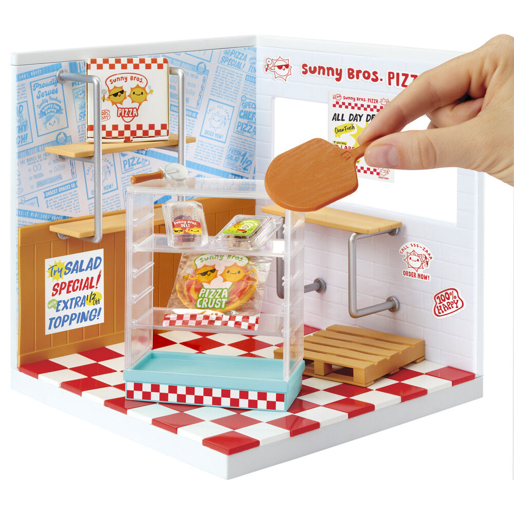 Playset Miniverse Faça Você Mesmo Mini Espaços Pizzaria