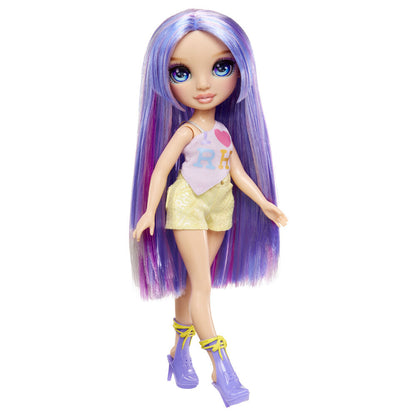 Violeta minha boneca Rainbow High com estilo fashion