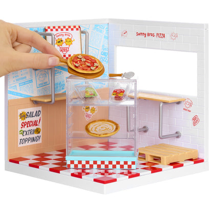 Playset Miniverse Faça Você Mesmo Mini Espaços Pizzaria