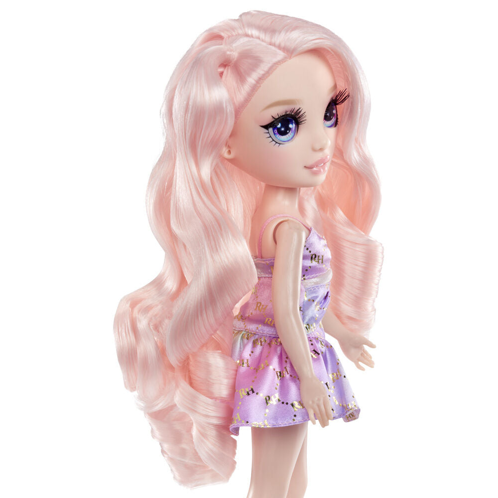 Bella minha boneca Rainbow High com estilo fashion