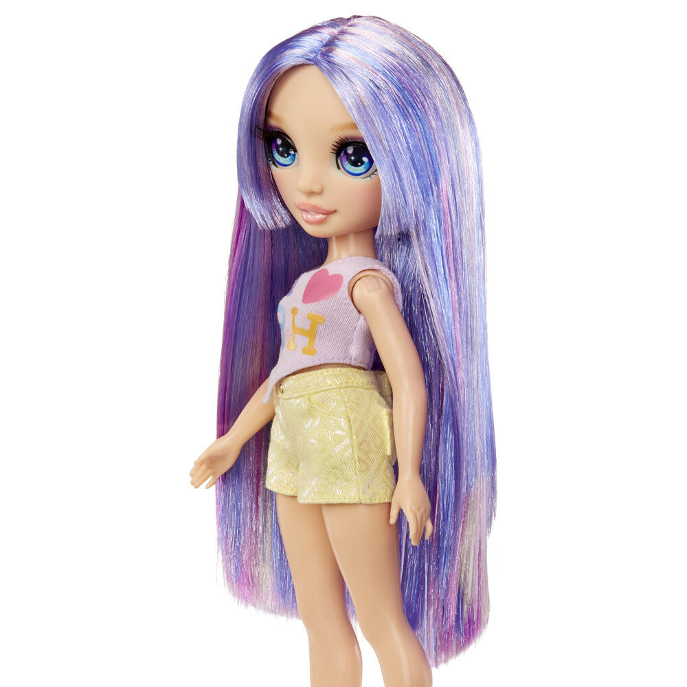 Violeta minha boneca Rainbow High com estilo fashion