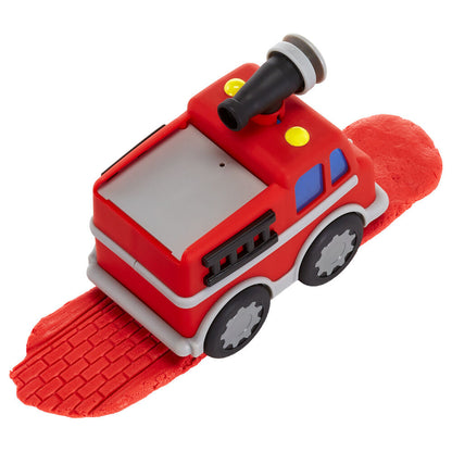 Ensemble camion de pompiers + figurines de pompiers