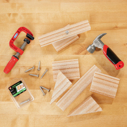 Kit de martelo e pregos para construção criativa