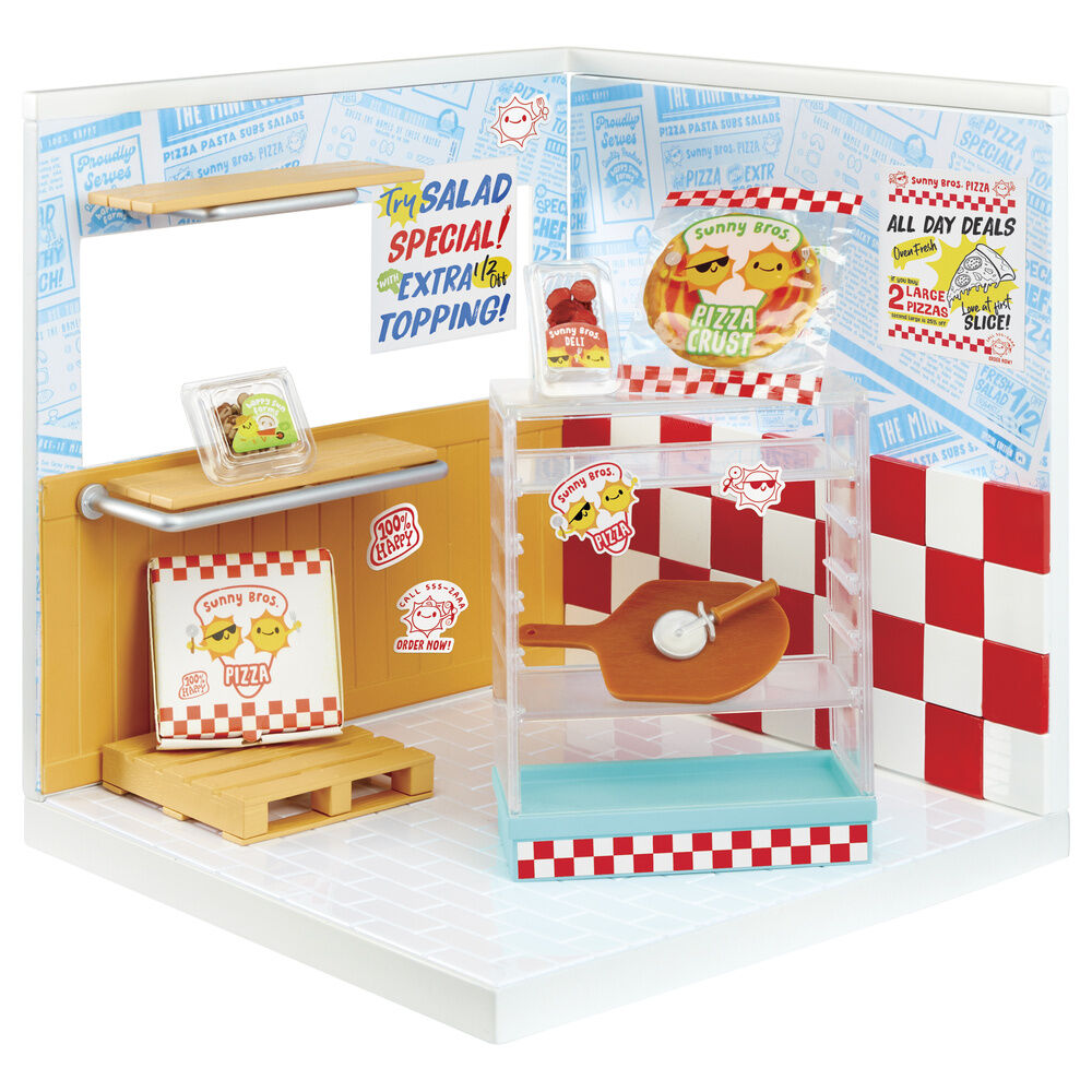 Playset Miniverse Faça Você Mesmo Mini Espaços Pizzaria