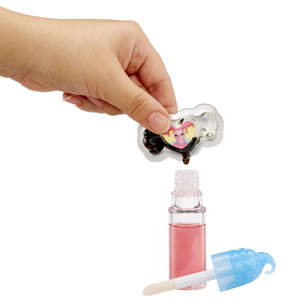Mini boneca + gloss labial Sortimento de doces raros Yummiland