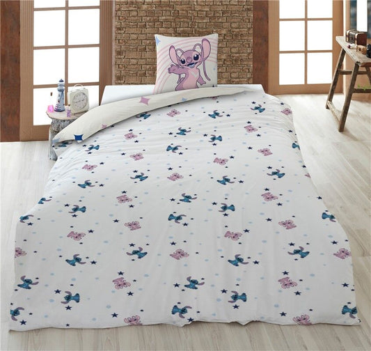 Pokrowiec Nordic Angel & Stitch Disney łóżko 90cm polibawełna