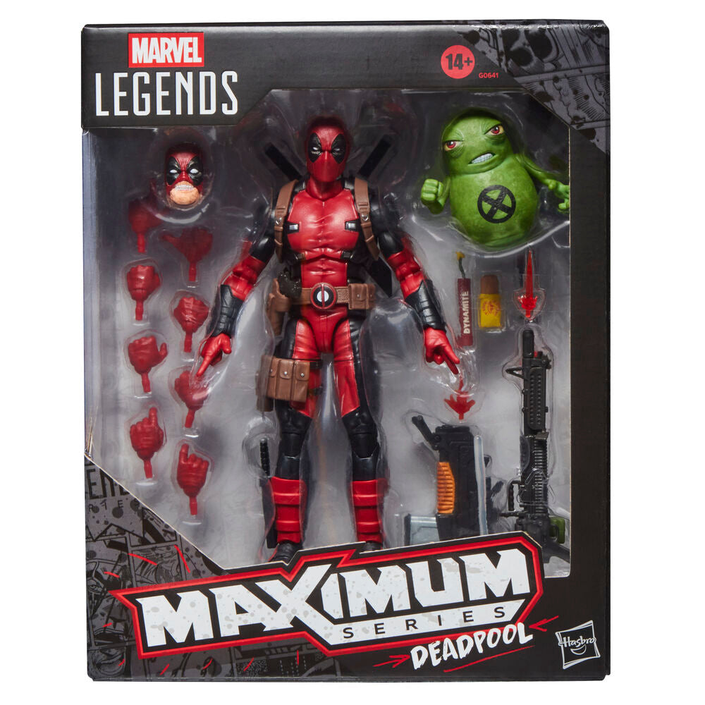 deadpool figure maximun series marvel legends 15cm