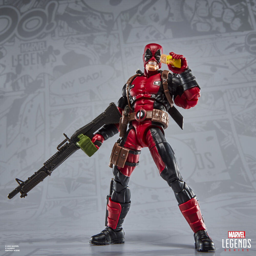 Figurka Deadpoola z serii Maximun Marvel Legends 15 cm