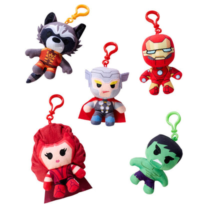 marvel plush keychain 10cm assorted