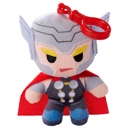 Chaveiro de pelúcia Marvel de 10 cm cores sortidas