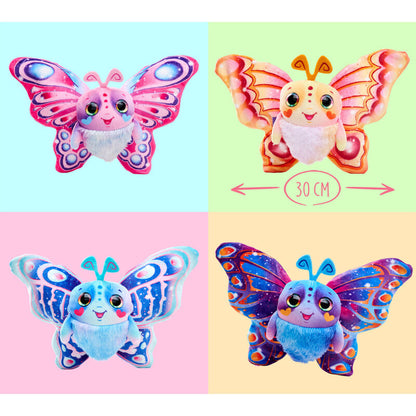 Assortiment de peluches papillons Fluffyfly