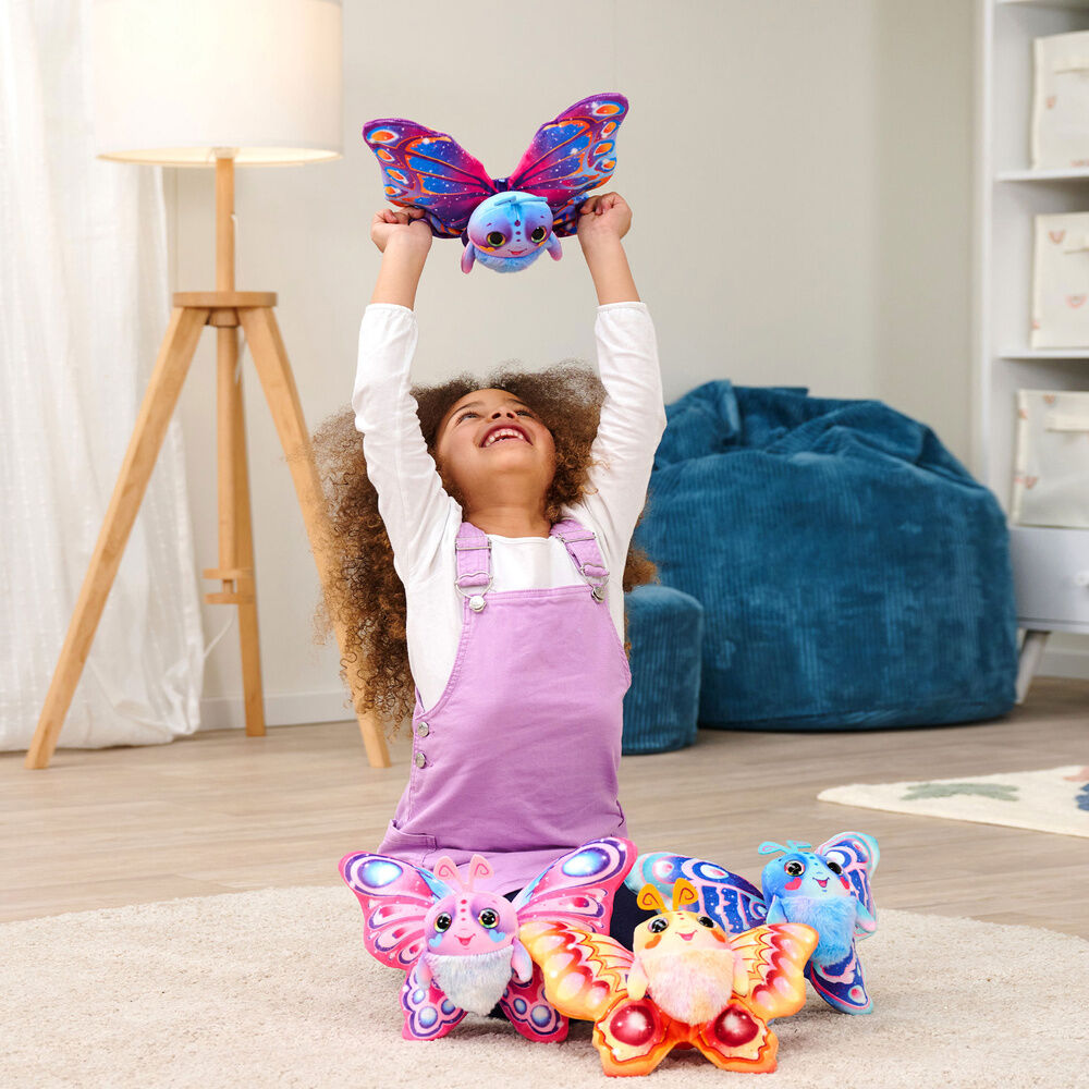 Assortiment de peluches papillons Fluffyfly