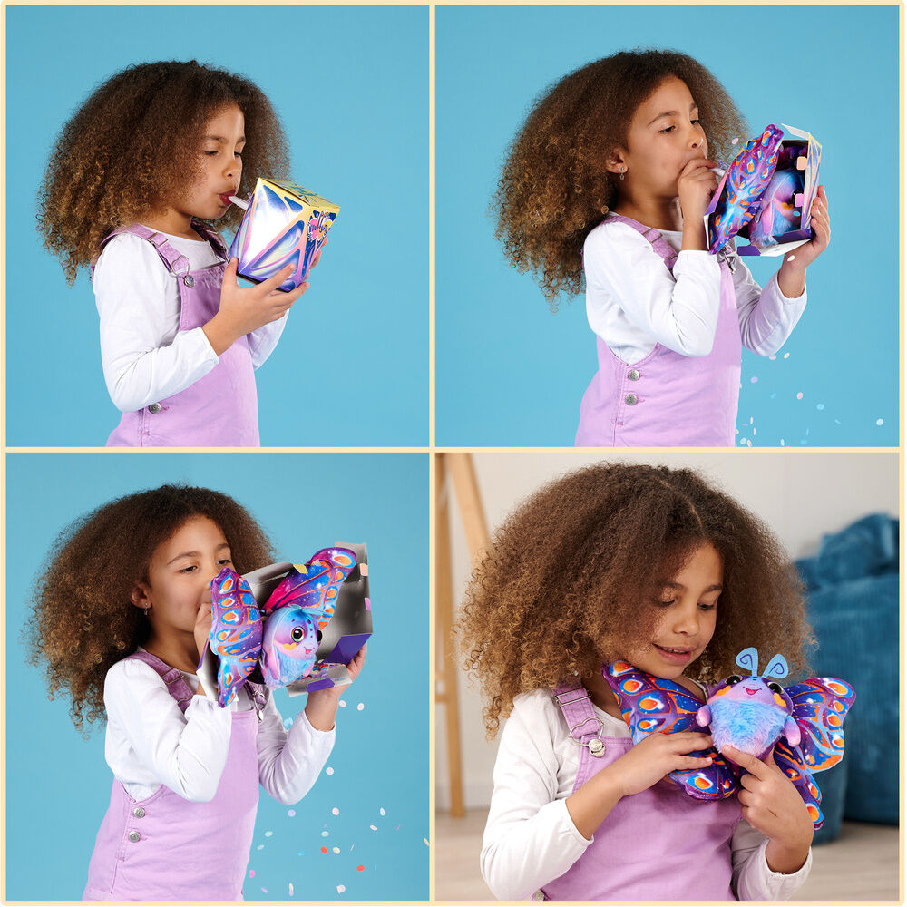 Assortiment de peluches papillons Fluffyfly