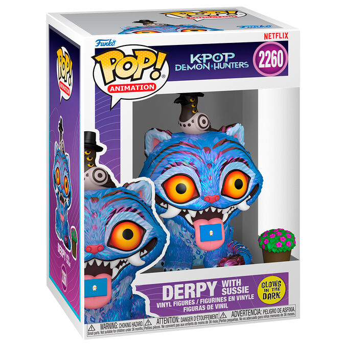 POP Figure Kpop Demon Hunters Derpy with Sussie Glow
