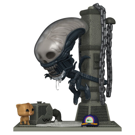 deluxe alien xenomorph hovering pop figure