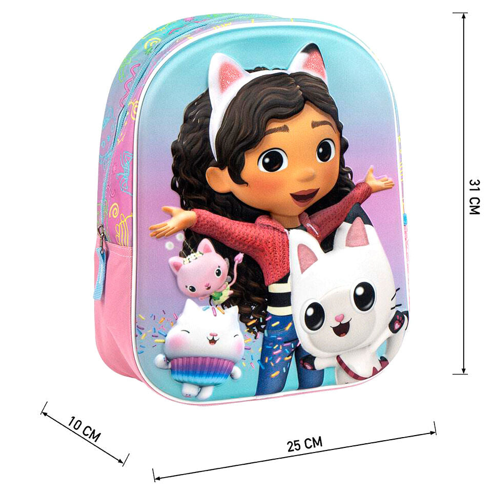 Plecak 3D Domek dla lalek firmy aaby 31 cm