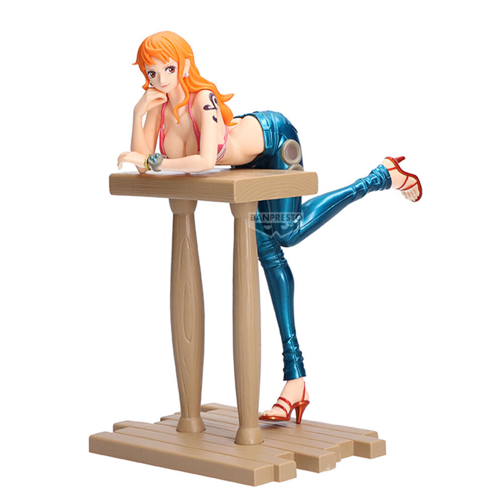 figure nami grandline journey one piece 17cm