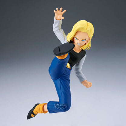 Set 2 figures Android 18 & Mr. Satan Match Makers Dragon Ball Z 11 8cm